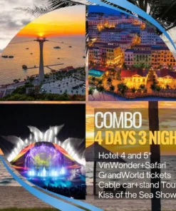 Combo 4 Days 3 Nights at Phu Quoc with 4 and 5* Hotels