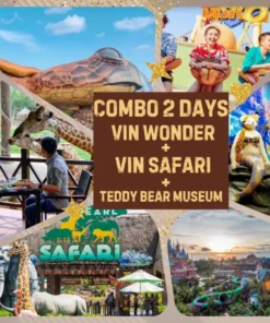 Combo 2 Days VinWonders and Safari | Best Phu Quoc Adventure Ticket