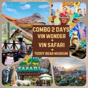 Combo 2 Days VinWonders and Safari | Best Phu Quoc Adventure Ticket
