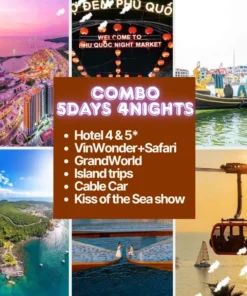 Combo 5 Days 4 Night at Phu Quoc Island with 4 and 5* Hotels