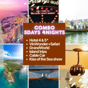 Combo 5 Days 4 Night at Phu Quoc Island with 4 and 5* Hotels