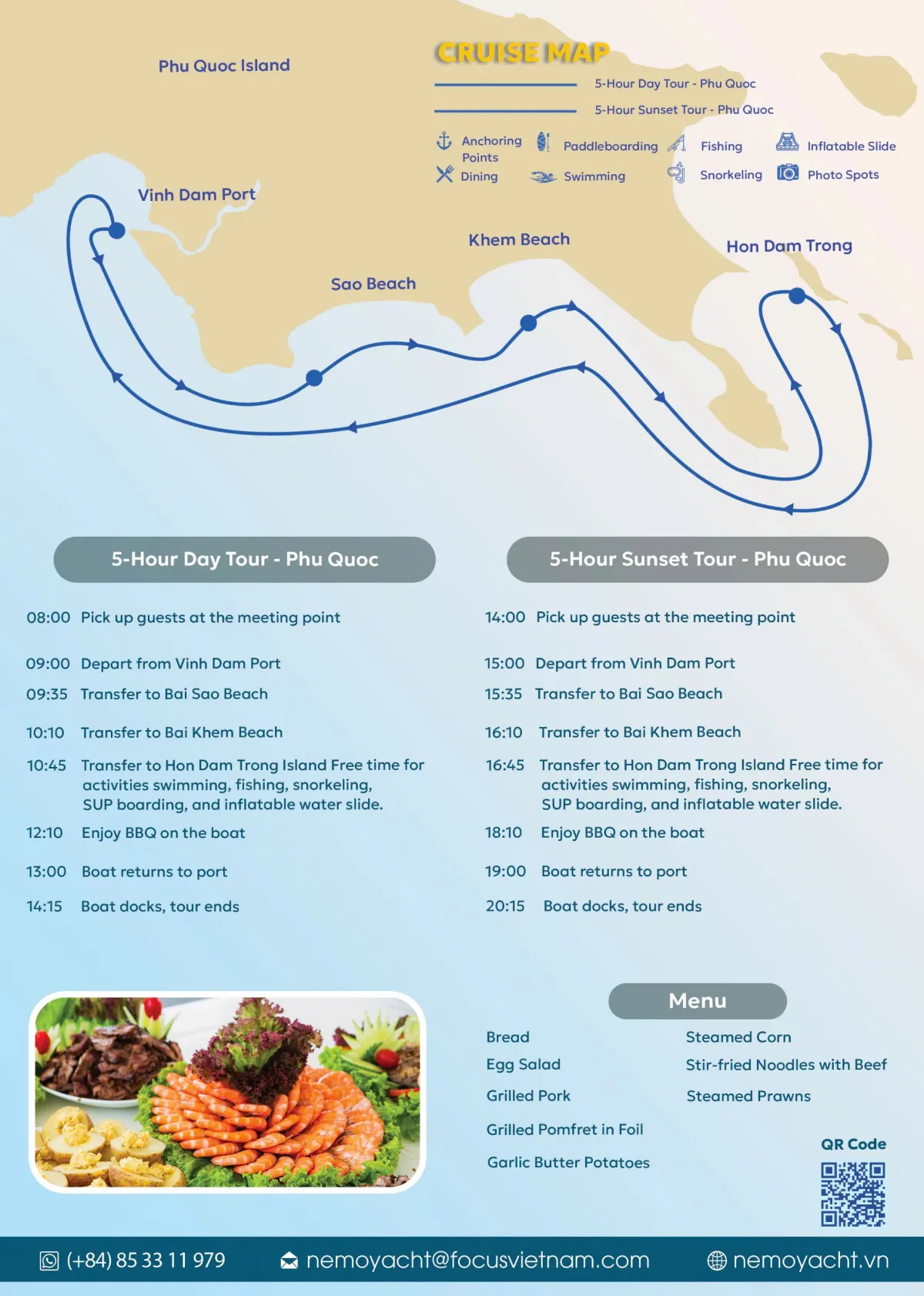 Activities with Yacht trip