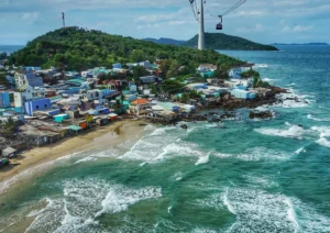Phu Quoc Coastline and Cable Car Station